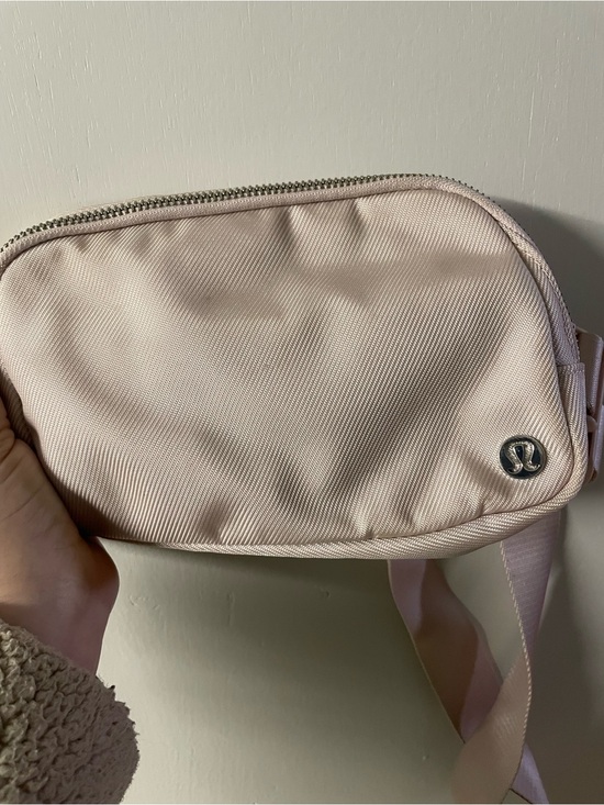 lululemon athletica Handbags - lululemon Pale Blush Pink original everywhere belt bag with metal plate
